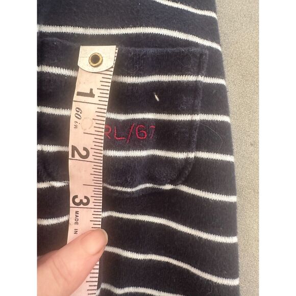 Lauren Ralph Lauren t shirt, navy blue/white stripe, Size M. - Picture 4 of 9